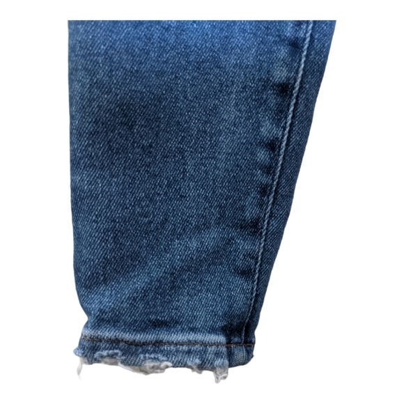 Madewell 9" High Rise Skinny Jeans Raw Hem Edition Women's 24 Blue Paloma Wash - Picture 11 of 13